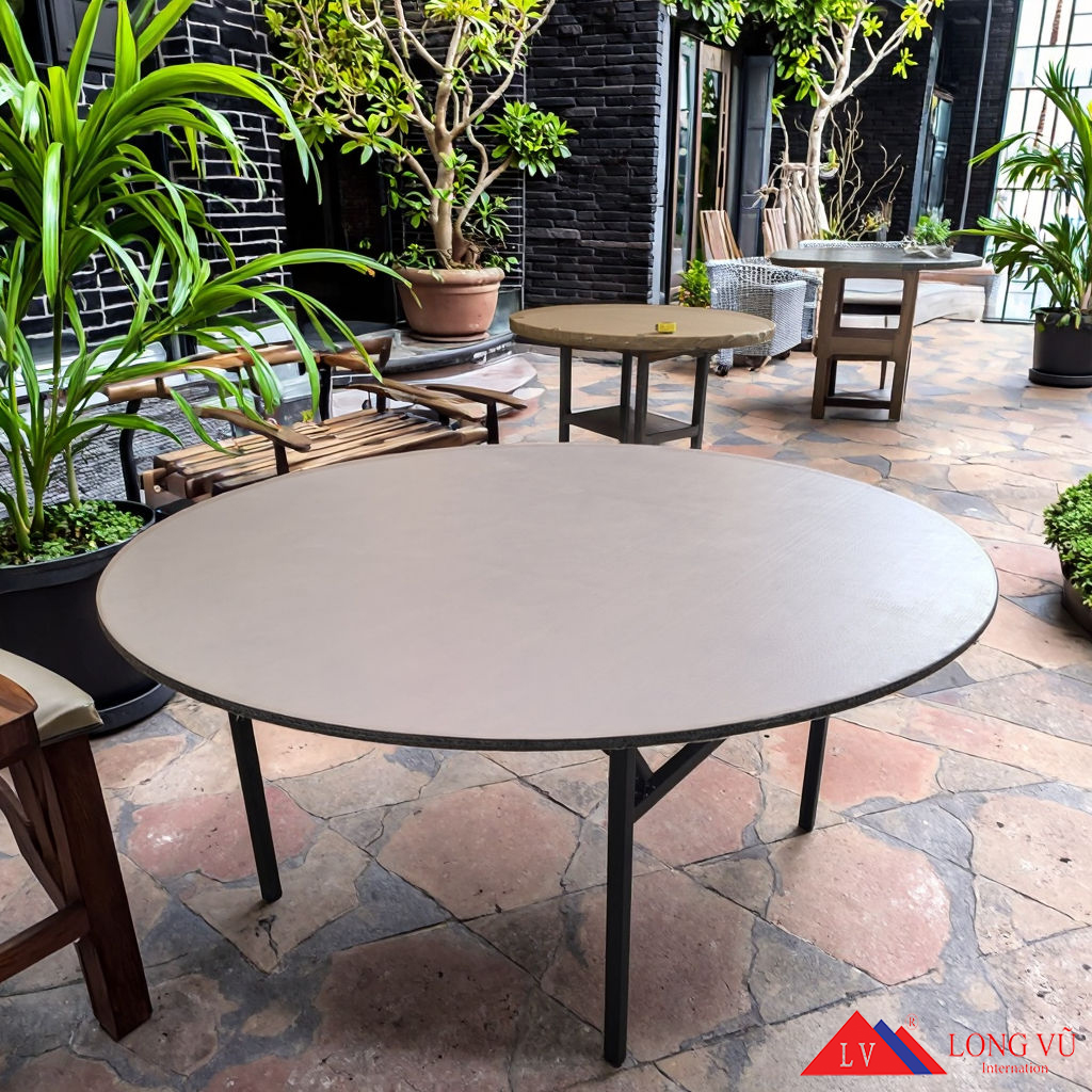 Bàn tiệc tròn 1m6