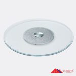 Mâm xoay bàn ăn màu nhũ bạc