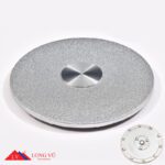 Mâm xoay bàn tròn màu nhũ bạc