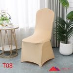 Áo bọc ghế vải thun chéo t08