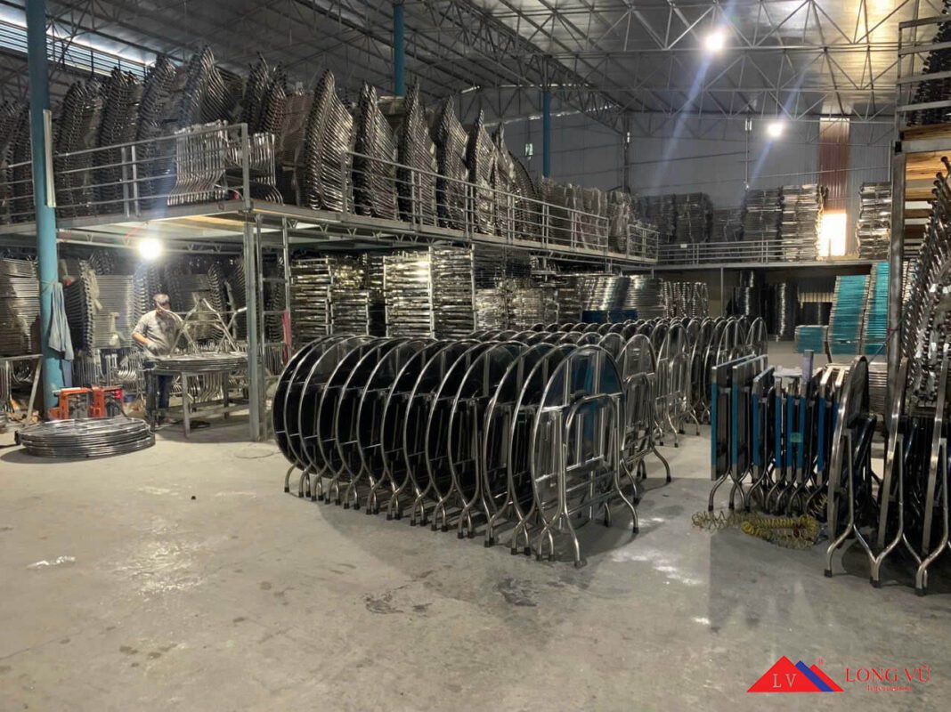 Bàn ghế inox tại Cao Bằng