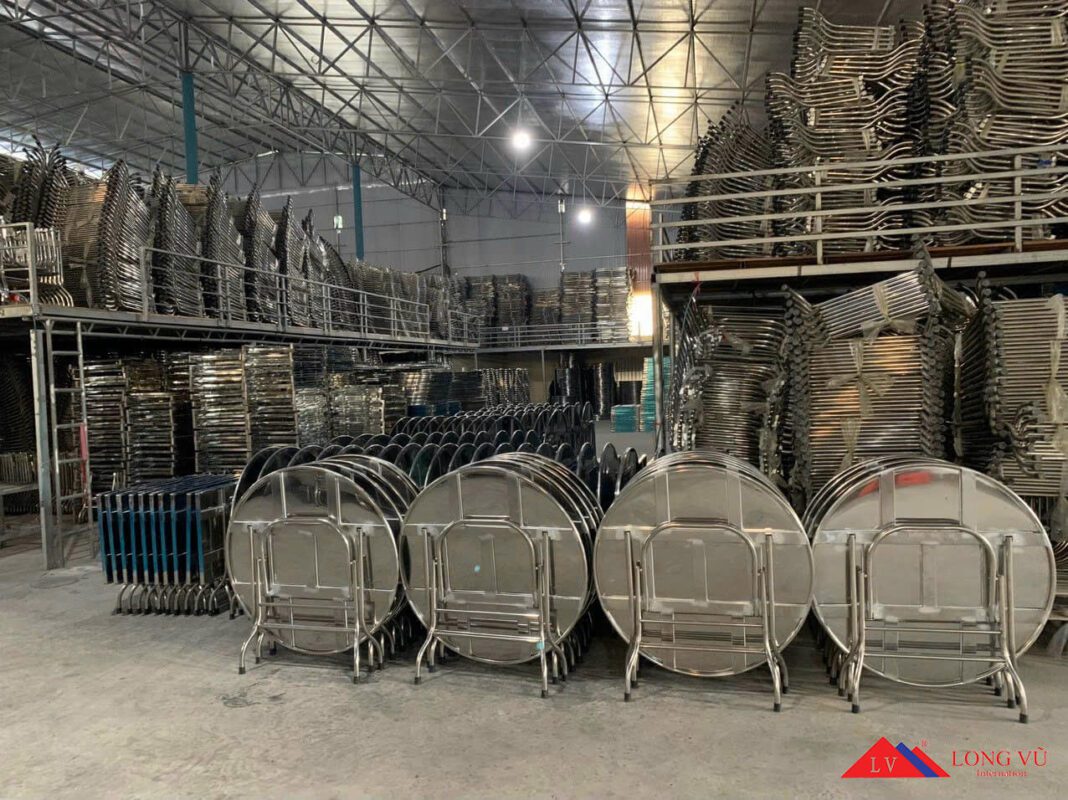 Bàn ghế inox tại Hải Dương