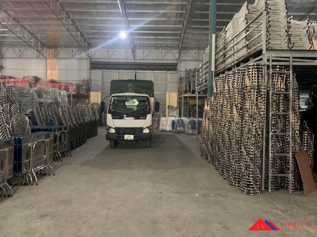 Bàn ghế inox tại Quảng Ninh