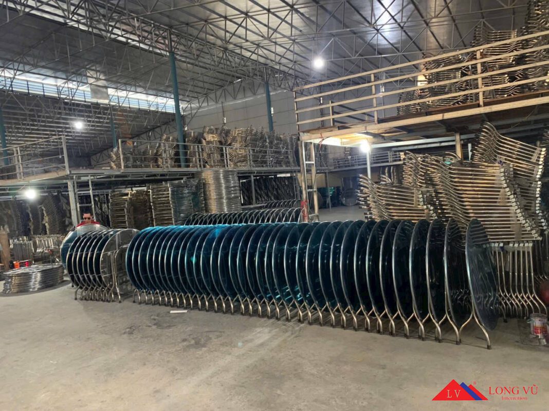 Bàn ghế inox tại Vĩnh Phúc