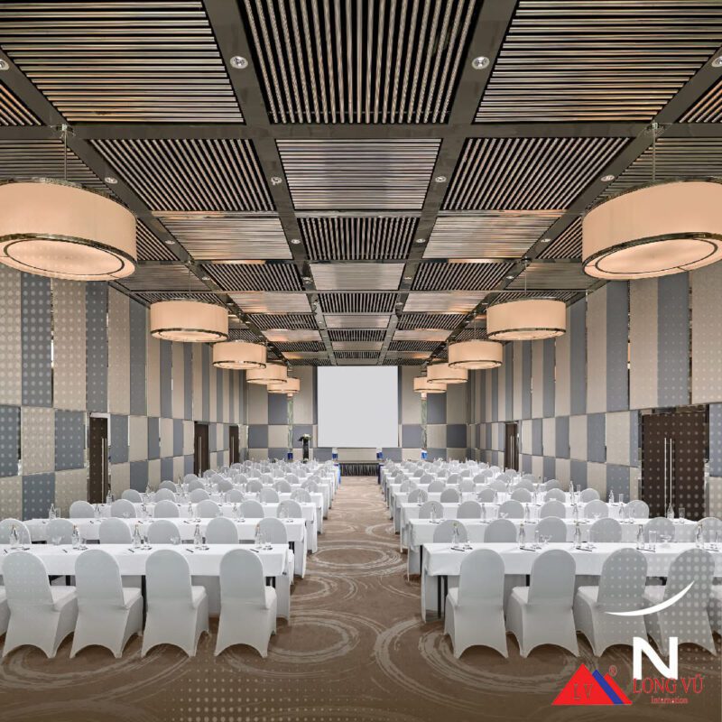 Bàn ghế phòng tiệc khách sạn cao cấp