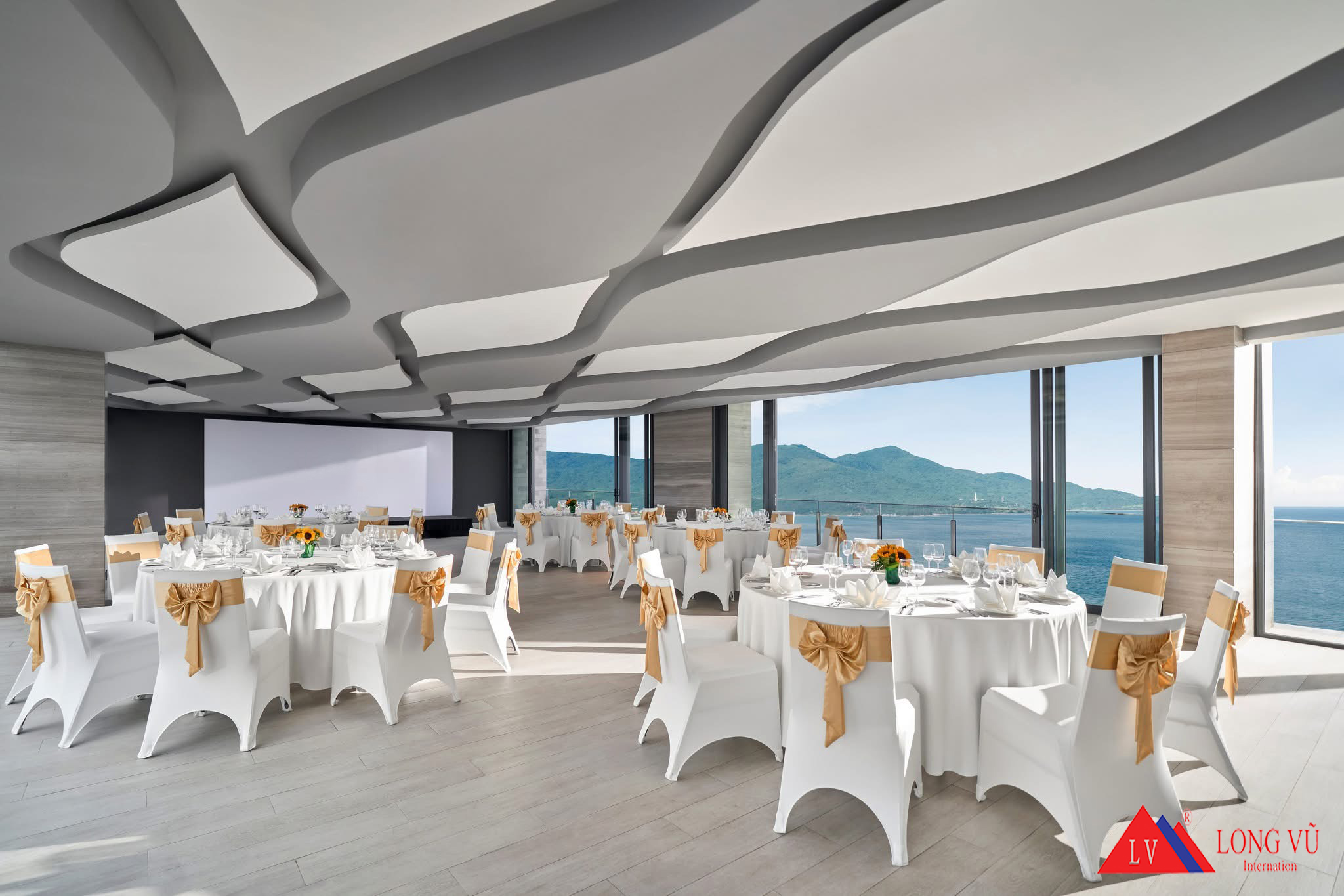 Bàn ghế phòng tiệc khách sạn cao cấp