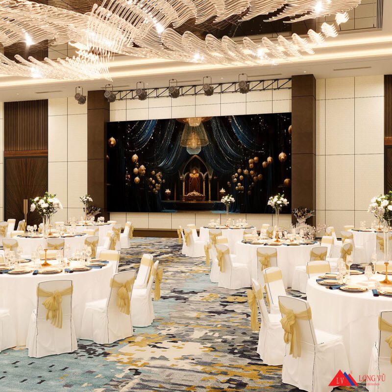 Bộ bàn ghế tiệc cưới sang trọng