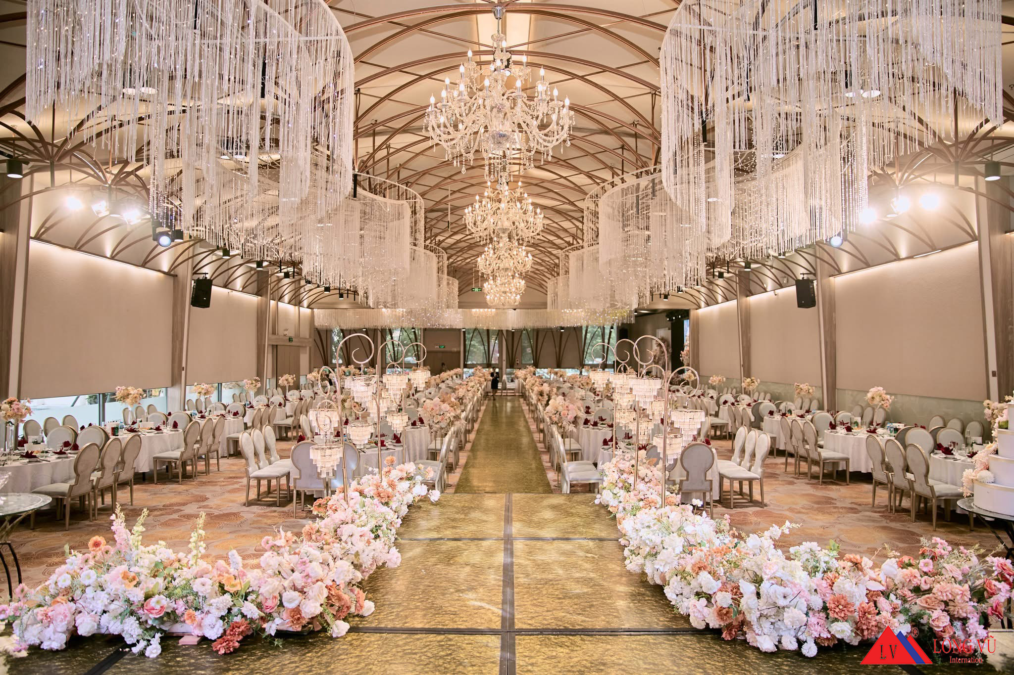 Bộ bàn ghế tiệc nhà hàng hiện đại sang trọng